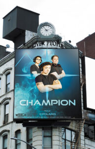 identité visuelle equipe de esport supports de communication print marketing textile communication digitale