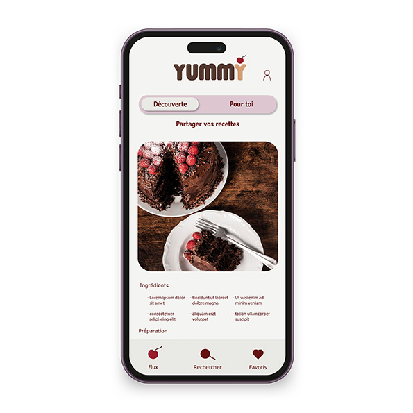 support de communication print  et digital