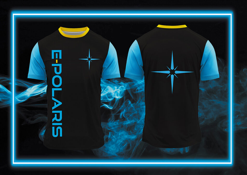 identité visuelle equipe de esport supports de communication print marketing textile communication digitale