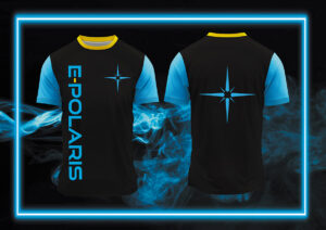 identité visuelle equipe de esport supports de communication print marketing textile communication digitale